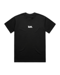 black staple tee